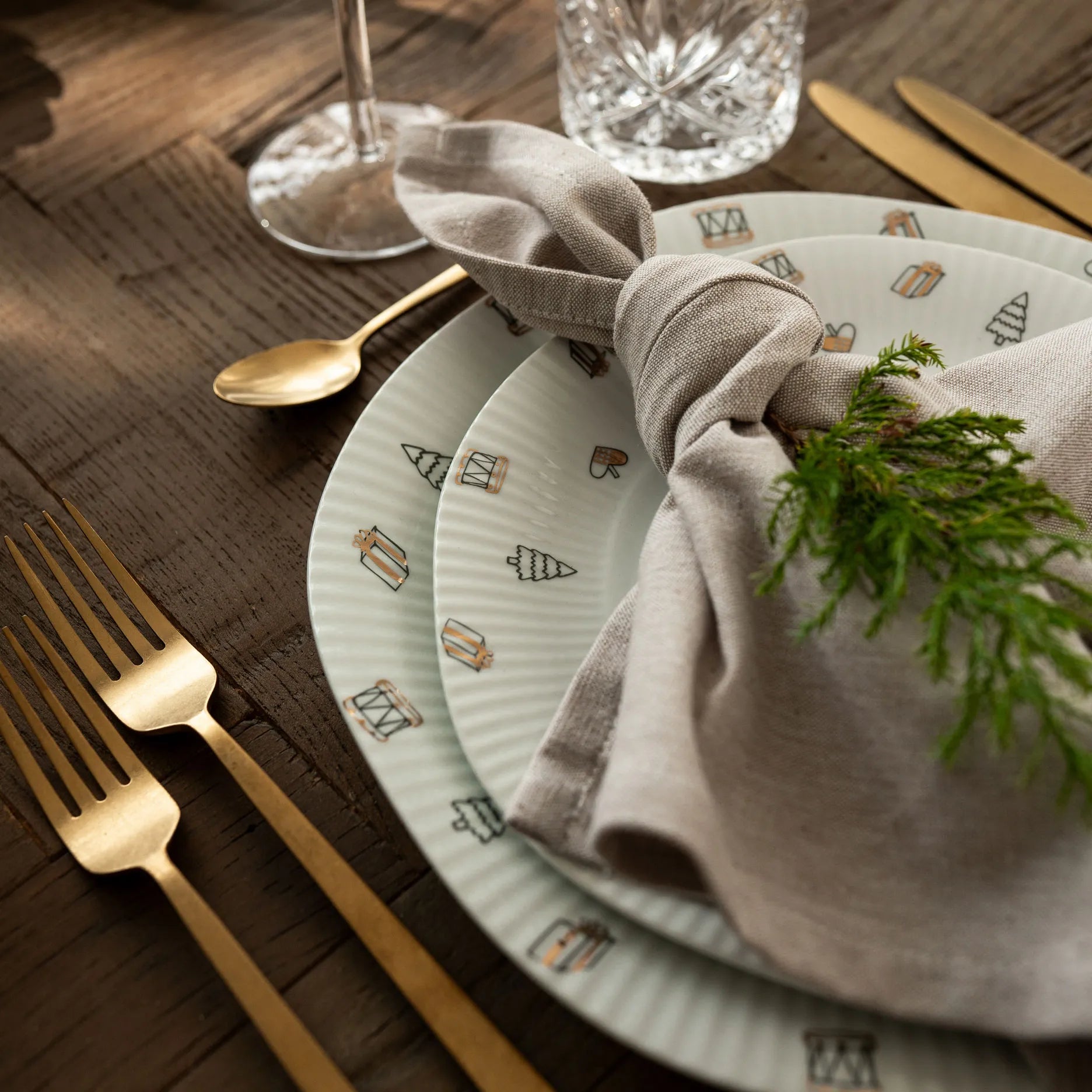 Modern Vintage Besteck Set 16-tlg. Gold